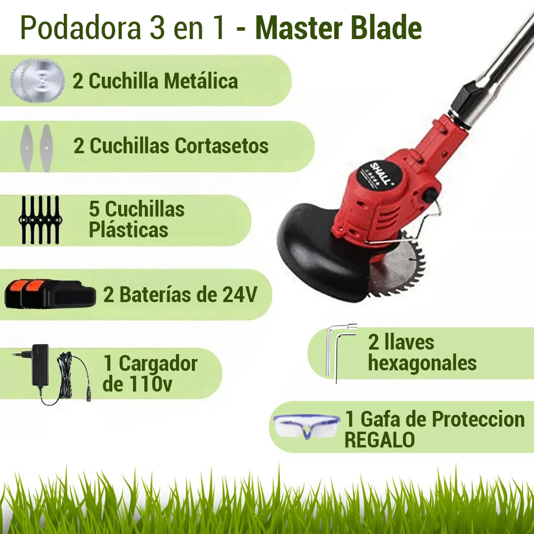 Guadañadora Podadora - MasterBlade + BATERIA EXTRA