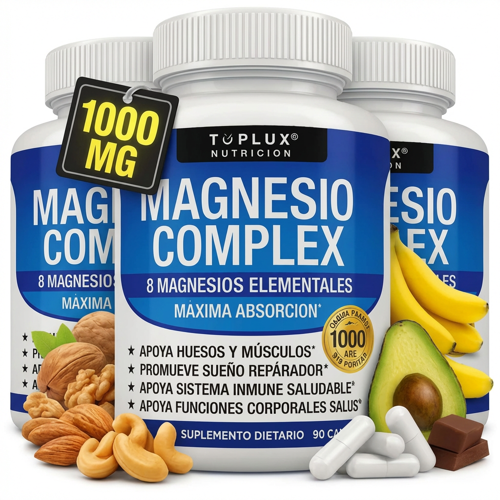 🔥 PROMOCIÓN 3x1 - Magnesio Complex 8 en 1 | Más Energía y Mejor Descanso